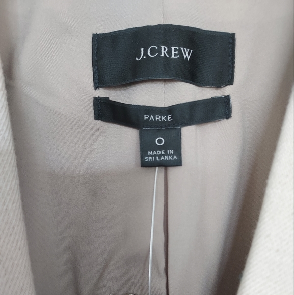 J. Crew Parke Blazer stretch linen, Flax Beige, size 0 - Picture 9 of 9
